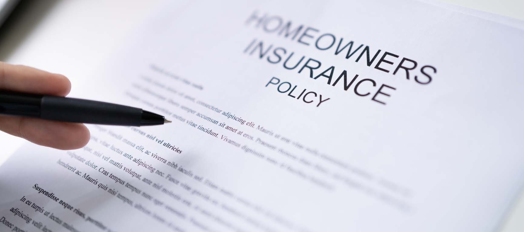 Homeowners Insurance Policy Form